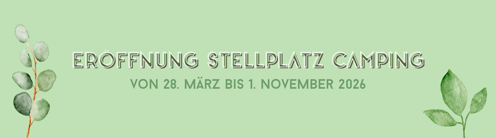 Ouverture camping 2026