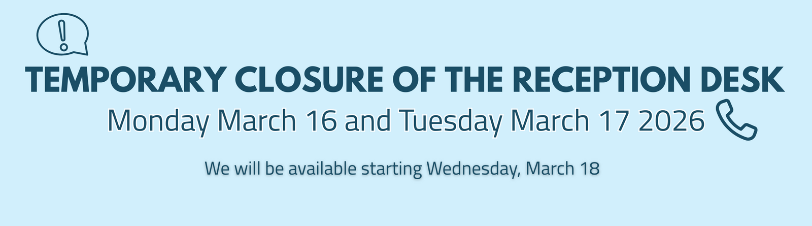 Fermeture réception GB 