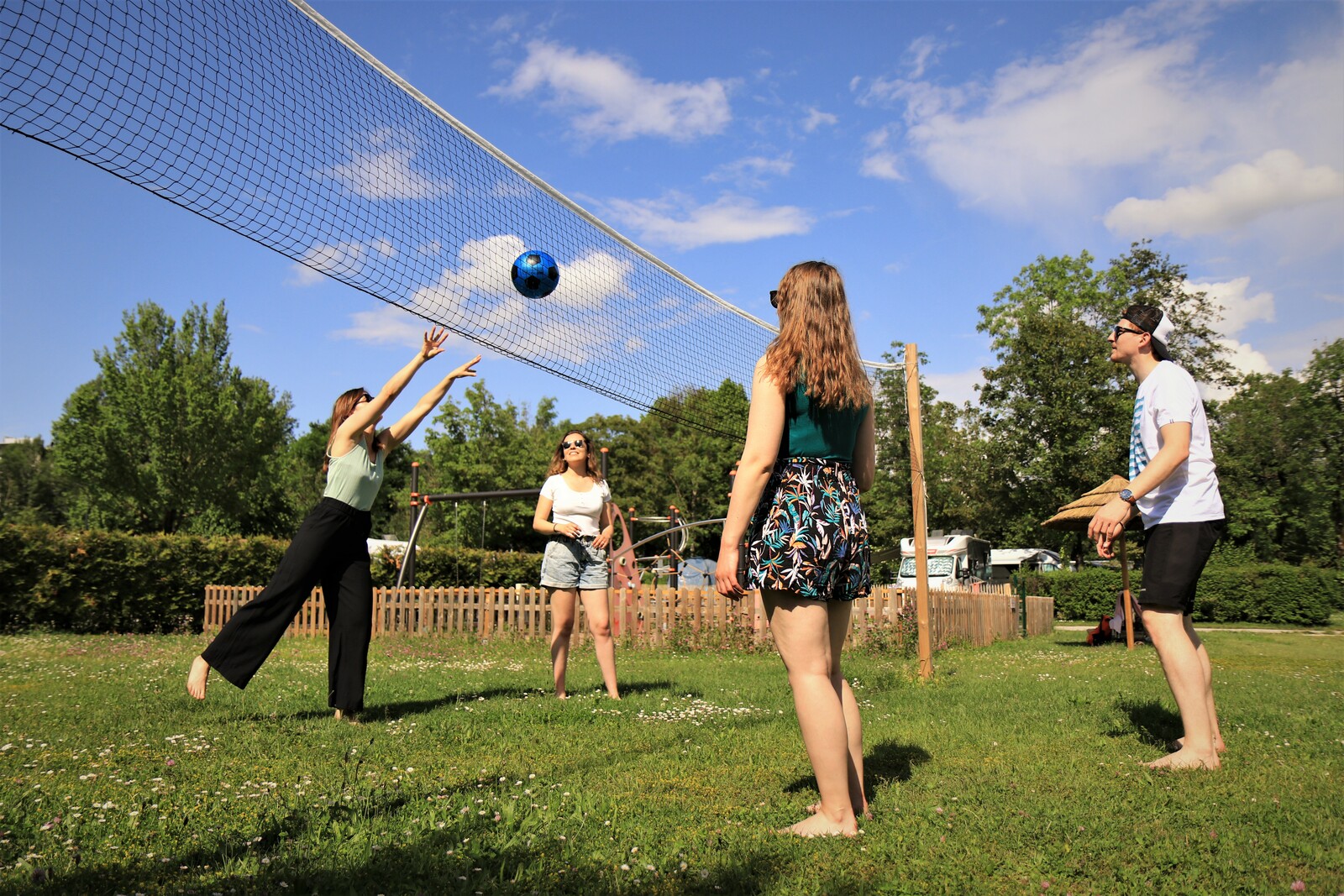 Terrain de volley