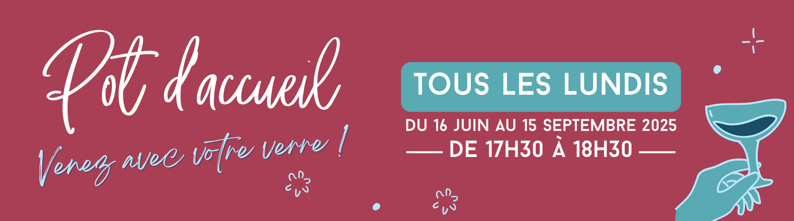 Pot d'accueil