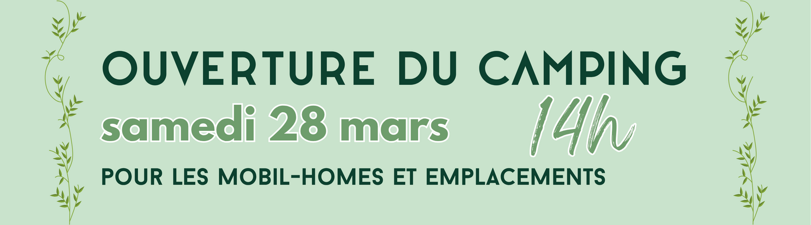 ouverture camping 28/03 FR